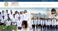 Desktop Screenshot of dipsindia.co.in