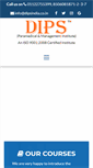 Mobile Screenshot of dipsindia.co.in
