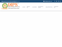 Tablet Screenshot of dipsindia.co.in